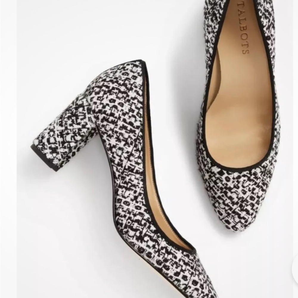 Talbots Monochrome Patterned Heels - Picture 7 of 8